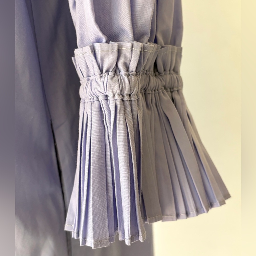 Sovere Studio NWOT Rapture Shift Pleated V-Neck Mini, Lavender, szS - Picture 5 of 15